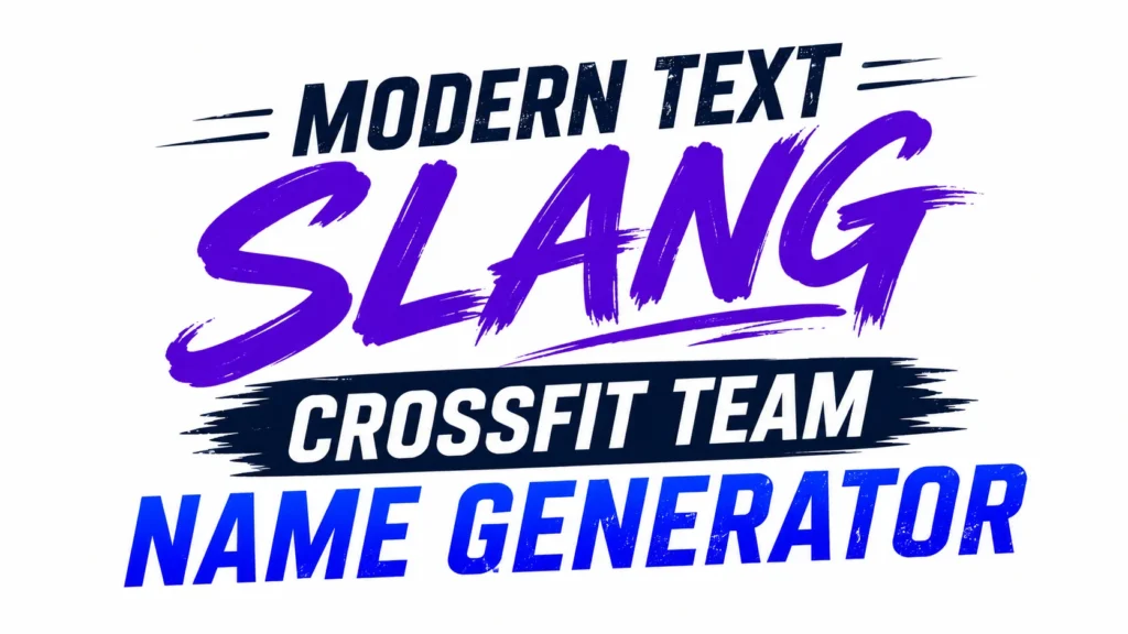 CrossFit Team Name Generator: Create a Powerful Team Identity