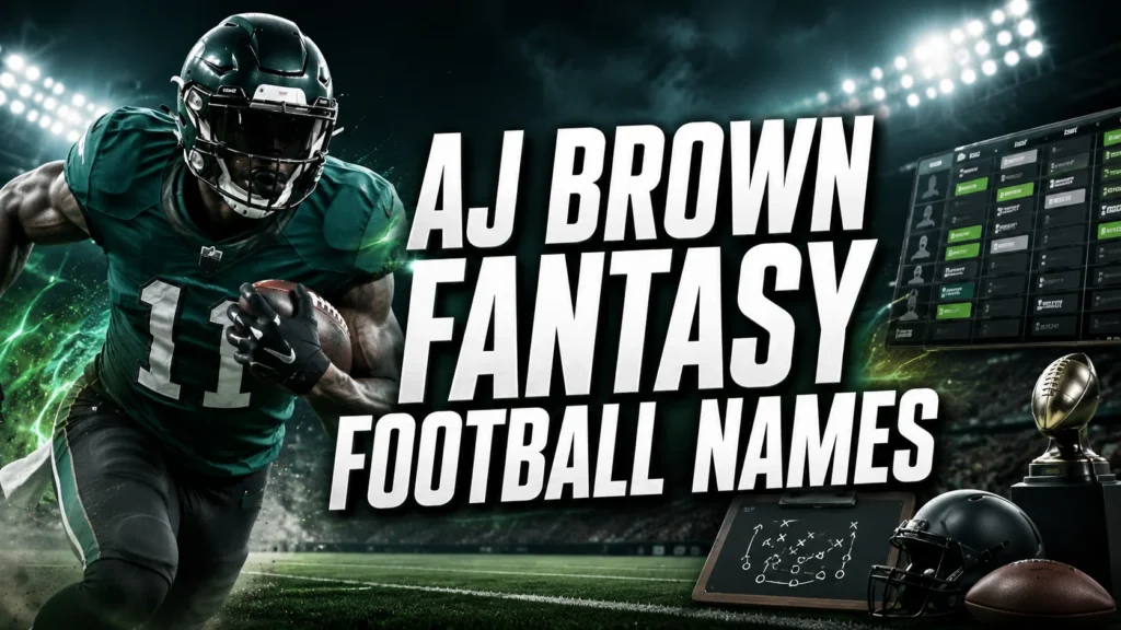 220+ AJ Brown Fantasy Football Names (Funny & Clever)
