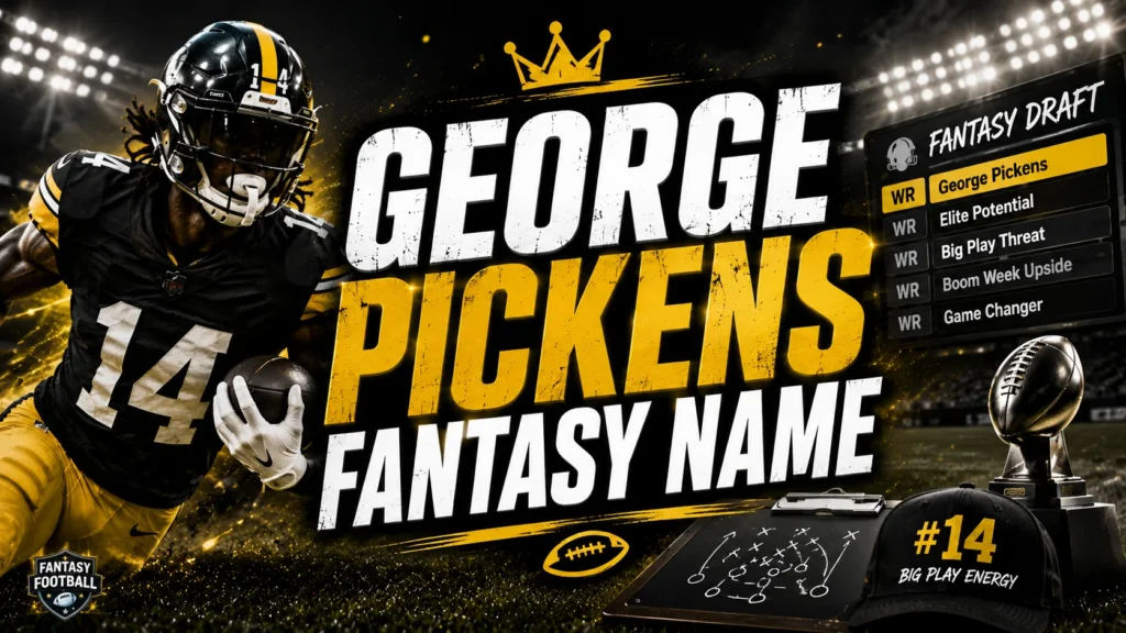 220+ George Pickens Fantasy Names (Funny & Clever)