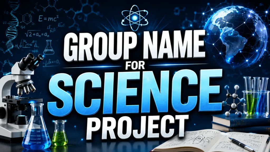 group-name-for-science-project