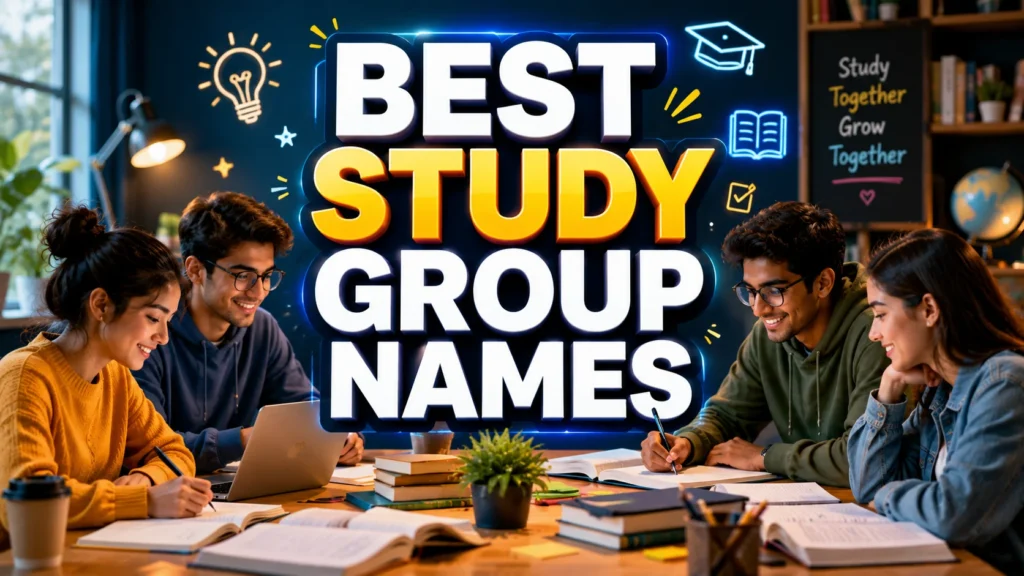 250+ Best Study Group Names for Students & Classmates