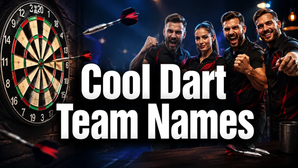 250+ Cool Dart Team Names for Your Next Match