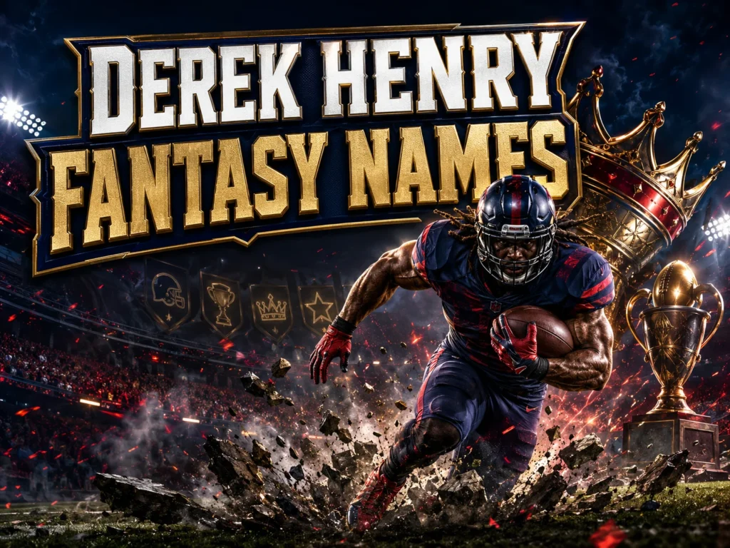 100+ Derrick Henry Fantasy Names: Funny and Clever Ideas