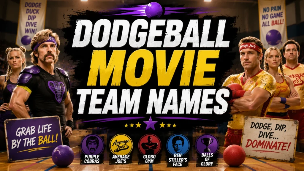 250+ Dodgeball Movie Team Names (Funny & Creative Ideas)