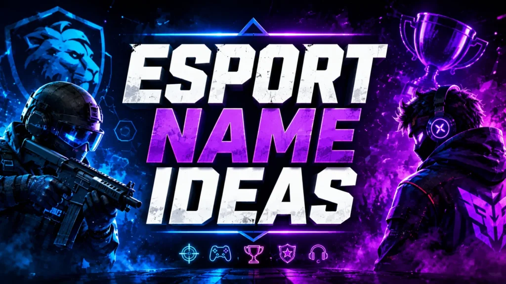 250+ Esport Name Ideas for Gaming Teams & Clans
