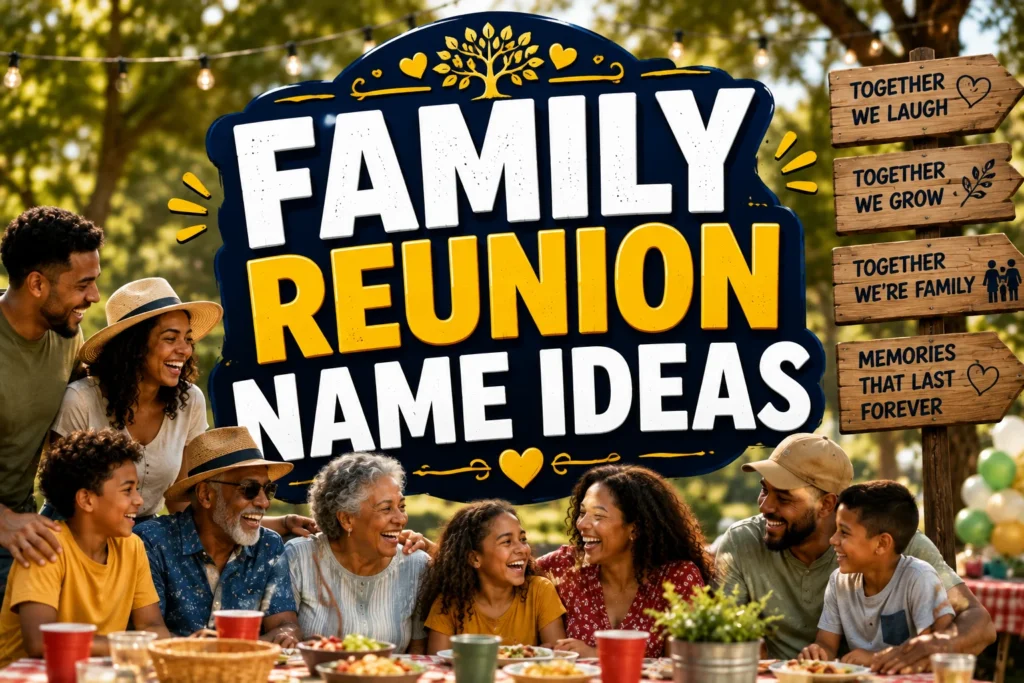 200+ Family Reunion Name Ideas for 2026