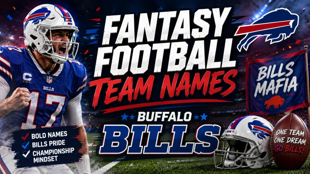 250+ Buffalo Bills Fantasy Football Team Names