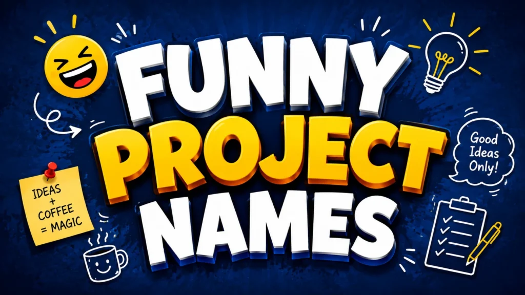250+ Funny Project Names for Work, School & Teams