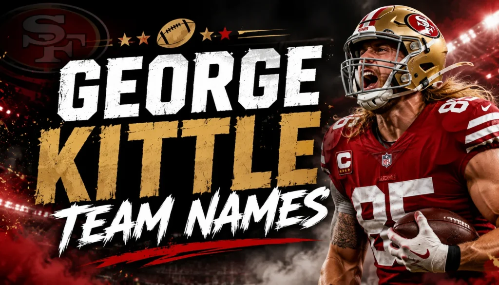 200+ George Kittle Team Names for Fantasy