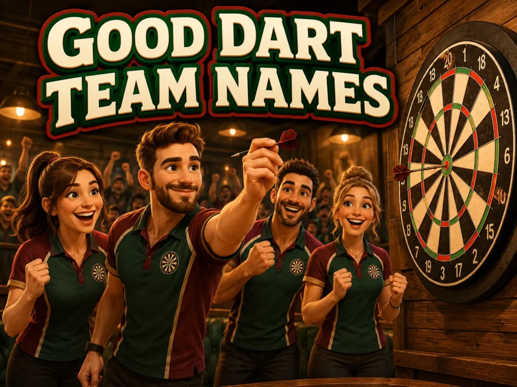 250+ Good Dart Team Names: Funny and Clever Ideas