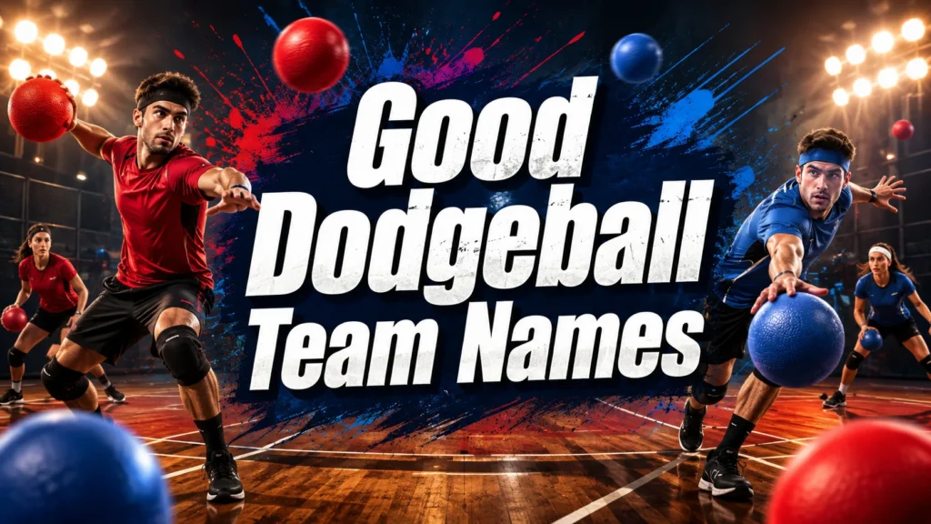 250+ Good Dodgeball Names: Funny, Cool & Clever Ideas