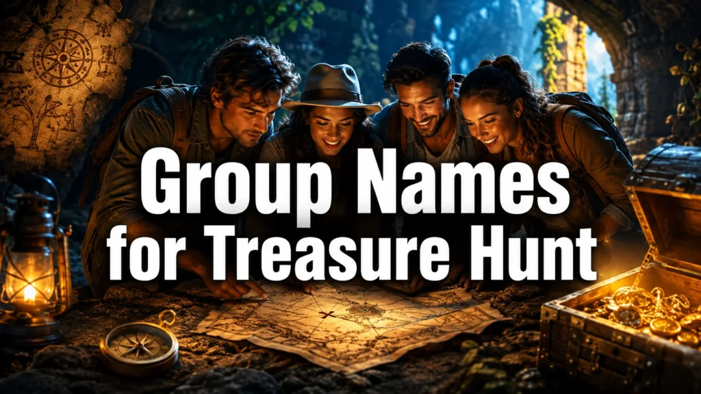 250+ Group Names for Treasure Hunt