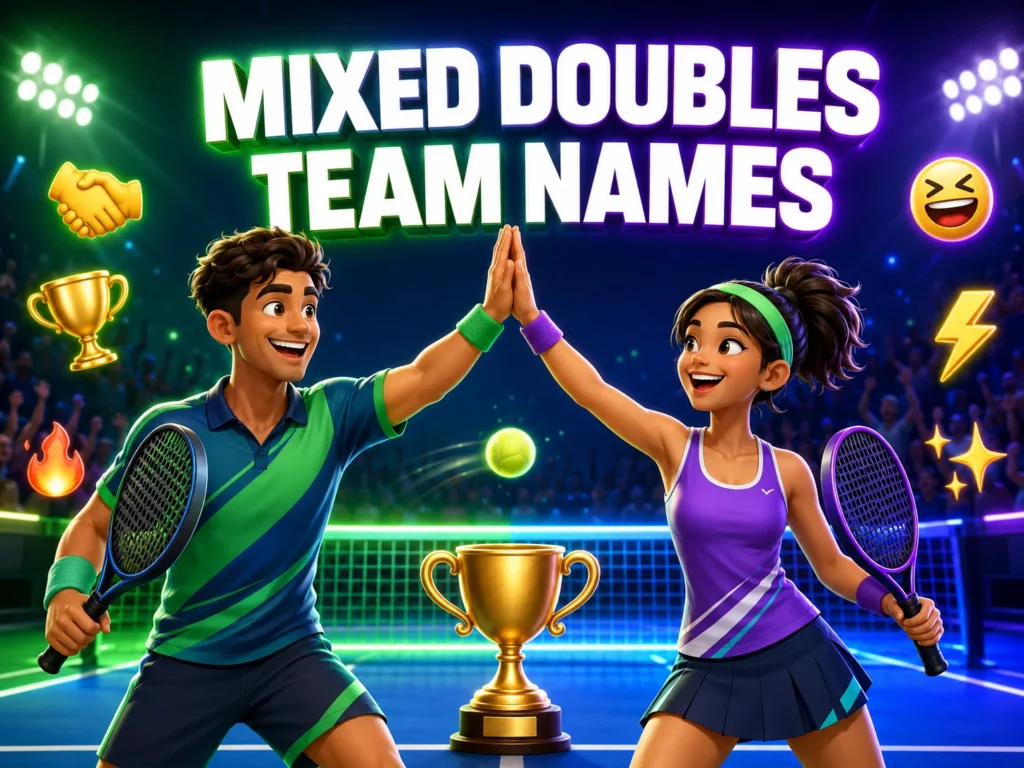 160+ Mixed Doubles Team Names for Every Sport