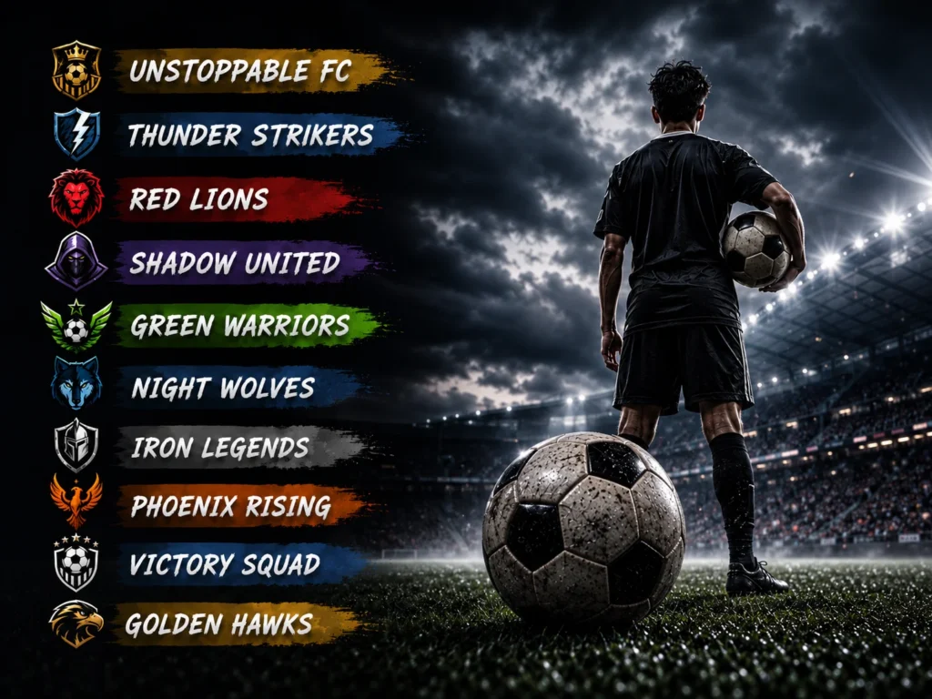 180 Names for Soccer Teams That Stand Out