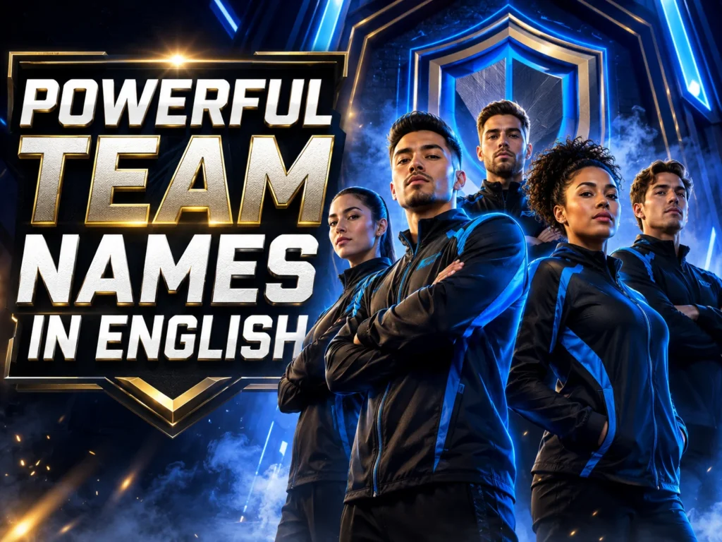 200 Powerful Team Names in English for Any Group