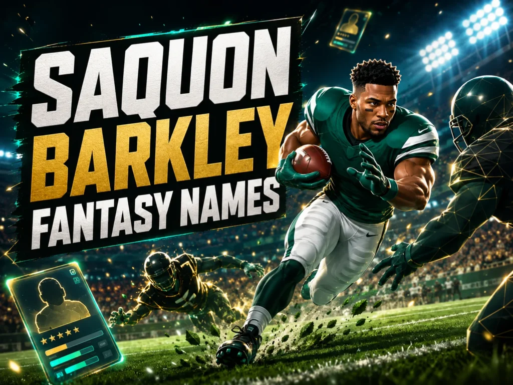 180+ Saquon Barkley Fantasy Name Ideas