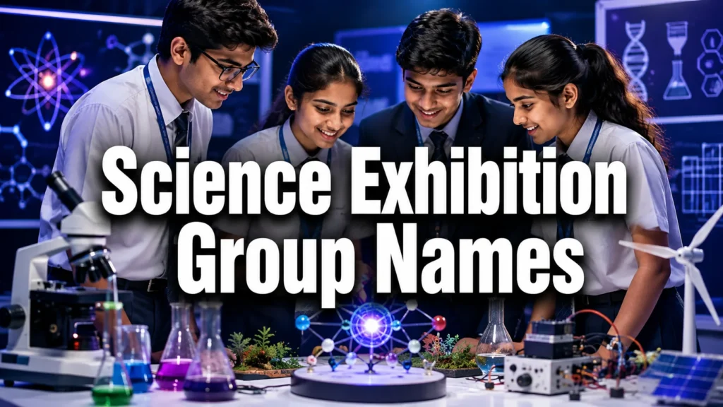 250+ Science Exhibition Group Names for Students
