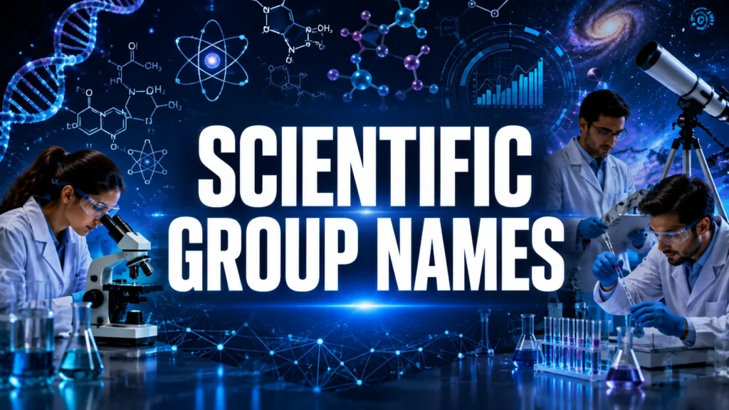 250+ Scientific Group Names:Science Clubs, Labs & STEM Teams