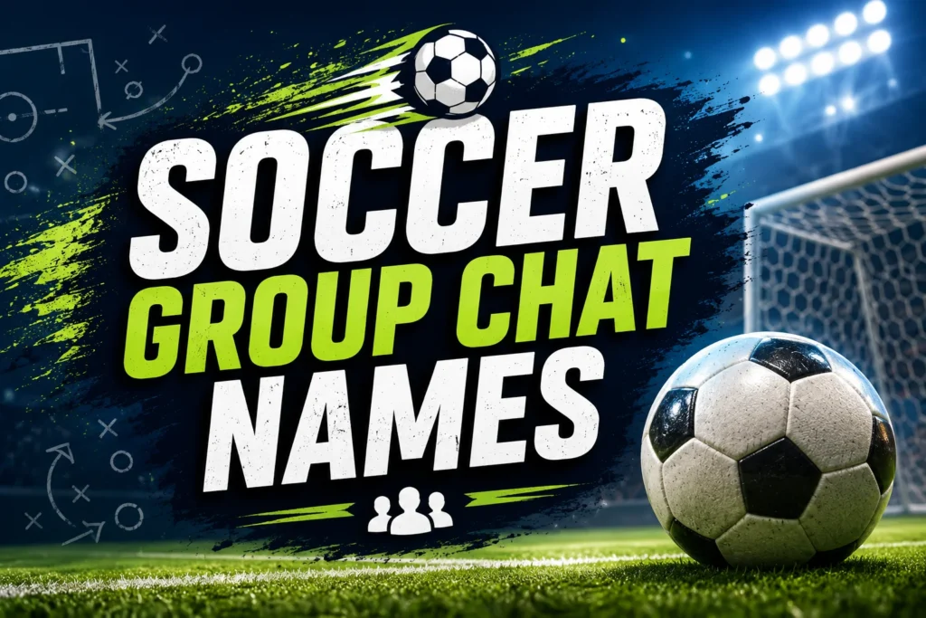 160+ Soccer Group Chat Names for Every Squad