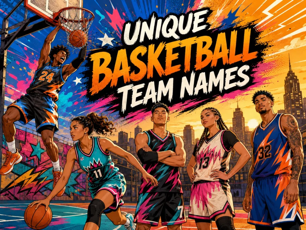 Unique Basketball Team Names: Cool and Fresh Ideas