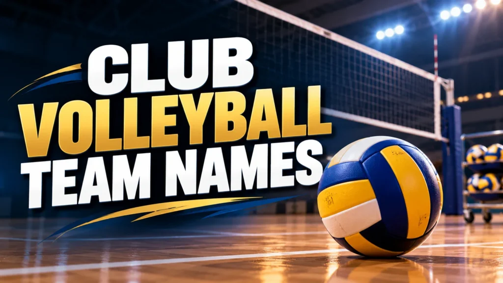 180+ Club Volleyball Team Names for Every Team