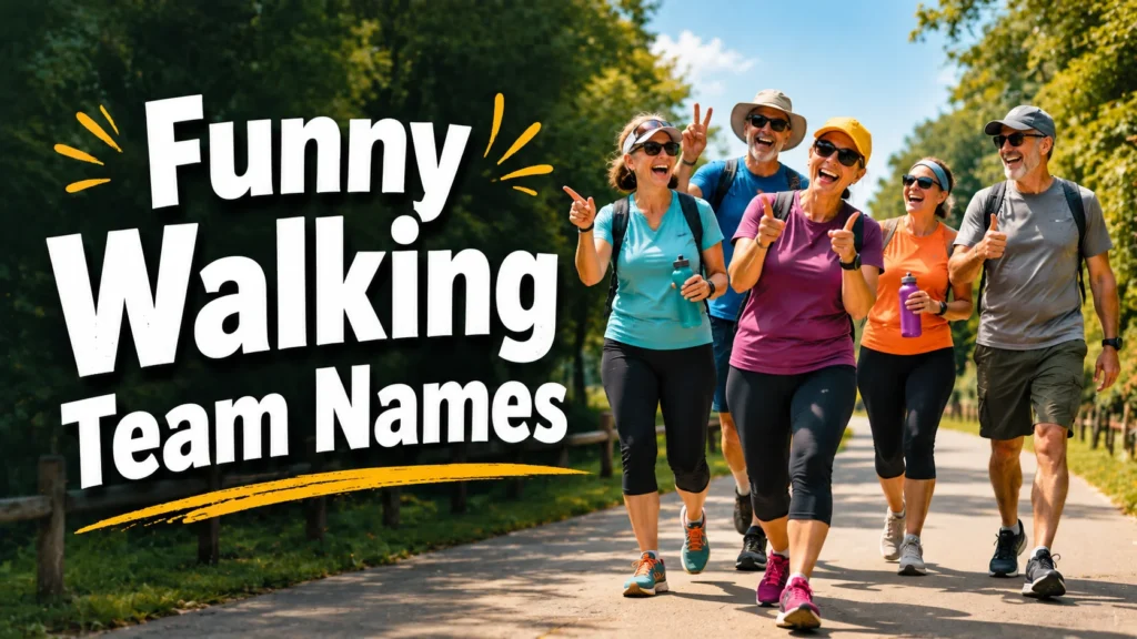 200+ Funny Walking Team Names for Every Crew