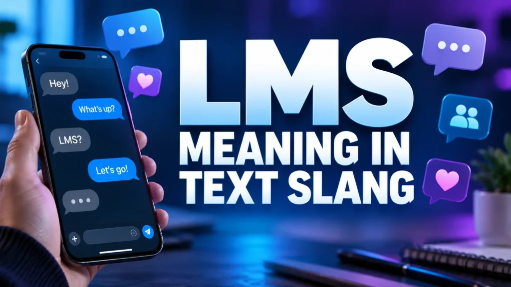LMS Meaning in Text Slang: What Does LMS Mean?